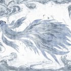 Miniatura fototapety Abstrakcyjna ryba z długimi płetwami