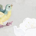 Miniatura fototapety Gałęzie Sakury z Białymi Kwiatami fragment #1