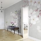 Miniatura fototapety Gałęzie Sakury z Białymi Kwiatami we wnętrzu przedpokoju