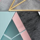 Miniatura fototapety Geometryczne Góry z Marmurem fragment #1