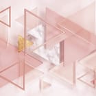 Miniatura fototapety Geometryczne Trójkąty Pastelowe