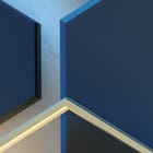 Miniatura fototapety Ciemne sześciokąty na marmurze fragment #1