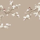 Miniatura fototapety Gałązki magnolii z ptakami