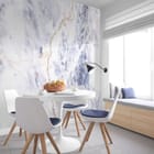 Miniatura fototapety Tekstura Marmuru z Żyłkami we wnętrzu kuchni