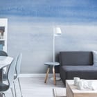 Miniatura fototapety Abstrakcyjne Niebieskie Gradienty we wnętrzu salonu