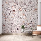 Miniatura fototapety Lastryko z kolorowymi kamieniami we wnętrzu salonu