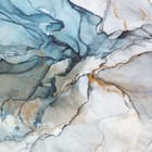 Miniatura fototapety Abstrakcyjne wzory w błękicie