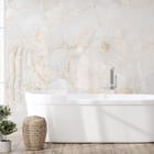 Miniatura fototapety Jasne Kamienie Mozaika we wnętrzu łazienki