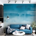 Miniatura fototapety Abstrakcyjne Niebieskie Gradienty we wnętrzu salonu