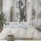 Miniatura fototapety Drewniana Tekstura z Sękami we wnętrzu sypialni