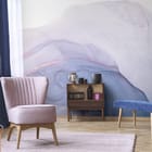 Miniatura fototapety Abstrakcyjne Fale w Pastelach we wnętrzu salonu