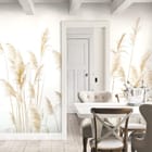 Miniatura fototapety Kwiaty polne w lekkim wietrze we wnętrzu kuchni