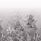 Miniatura fototapety Kwiaty polne i duże liście