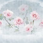 Miniatura fototapety Różowe kwiaty na jasnym tle