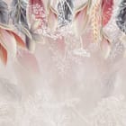 Miniatura fototapety Kolorowe liście na jasnym tle