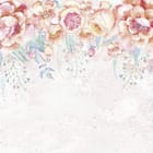 Miniatura fototapety Pastelowe piwonie na jasnym tle