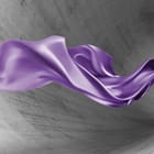 Miniatura fototapety Fioletowa tkanina w tunelu