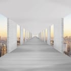 Miniatura fototapety Perspektywiczny korytarz 3D