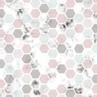 Miniatura fototapety Heksagonalny marmur w pastelach