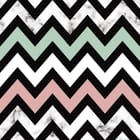 Miniatura fototapety Pastelowy wzór zygzakowaty
