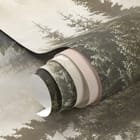 Miniatura fototapety Mglisty las iglasty o poranku fragment #1