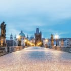 Miniatura fototapety Stare Miasto z kamiennym mostem