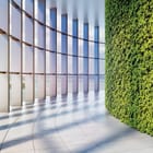 Miniatura fototapety Zielona ściana z widokiem