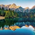 Miniatura fototapety Górskie Jezioro z Odbiciem