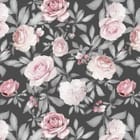 Miniatura fototapety Różowe róże na ciemnym tle