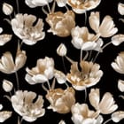 Miniatura fototapety Tulipany na czarnym tle