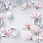 Miniatura fototapety Magnolie na gałęziach