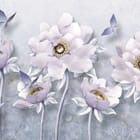 Miniatura fototapety Pastelowe Kwiaty 3D