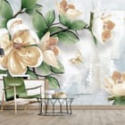 Miniatura fototapety Kwiaty i Liście na Gałęzi we wnętrzu przedpokoju