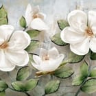 Miniatura fototapety Egzotyczne Magnolie i Liście