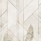 Miniatura fototapety Liście palmowe na geometrycznym tle