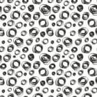 Miniatura fototapety Abstrakcyjne czarno-białe okręgi