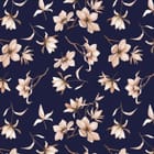 Miniatura fototapety Kwiaty magnolii na ciemnym tle