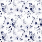 Miniatura fototapety Akwarelowe kwiaty na białym tle