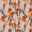 Miniatura fototapety Egzotyczne kwiaty na szarym tle