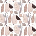 Miniatura fototapety Abstrakcyjne kształty i liście