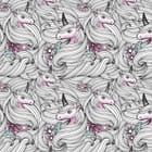 Miniatura fototapety Jednorożce i kwiaty w pastelach