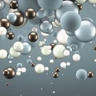 Miniatura fototapety Kolorowe kule w przestrzeni