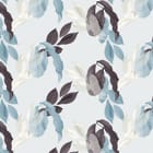 Miniatura fototapety Wzór z liśćmi w odcieniach niebieskiego