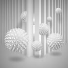 Miniatura fototapety Geometryczne kule z kolcami