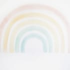 Miniatura fototapety Delikatna tęcza na białym tle