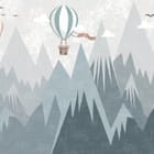 Miniatura fototapety Balony nad górskimi szczytami