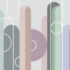 Miniatura fototapety Kolorowe Kształty Geometryczne