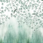 Miniatura fototapety Gałęzie z Liśćmi i Kwiatami