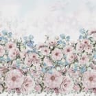 Miniatura fototapety Bukiet różowych i niebieskich kwiatów