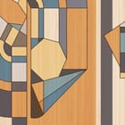 Miniatura fototapety Geometryczne Wzory w Kolorach Ziemi